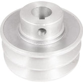 Polia Alumínio 2 Canais Perfil A 80mm Com Furo 19mm Vonder