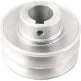 Polia Alumínio 2 Canais Perfil A 80mm com Furo 24mm Vonder