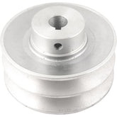 Polia Alumínio 2 Canais Perfil B 100mm com Furo 5/8" Vonder