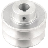 Polia Alumínio 2 Canais Perfil B 80mm com Furo 3/4" Vonder