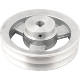 Polia de Alumínio 2 Canais Perfil a 150 mm com Furo de 5/8'' Vonder