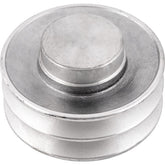 Polia Alumínio 90 mm 2 Canais Perfil A Vonder