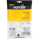 Porca Borboleta Zincada 5/32'' com 5 peças Vonder