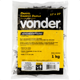 Prego Cabeça Dupla 17 x 27 (2.1/2 x 11) 1 Kg Vonder