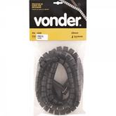 Protetor Cabos Com Aplicador 30mm Preto Vonder