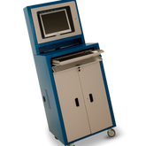 Rack para monitor flat com Visor de vidro RPCV05 CMB