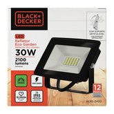 Refletor Led Eco Garden Verde BIV 30W 2100Lm Black+Decker