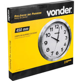 Relógio de Parede 450mm Vonder