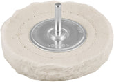 Roda de feltro/pano 4x1/2" haste 1/4" p/ polimento Vonder