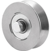 Roldana para portão 2.1/2" tipo V em aço polido Vonder