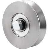 Roldana para portão 3" tipo V em aço polido Vonder