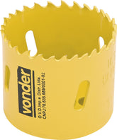 Serra copo aço rápido 35mm bimetálica para metal Vonder