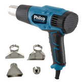 Soprador Térmico Philco Force PST01 Azul 1800W 127V até 550°C com Cabo de 2M e 4 Ponteiras