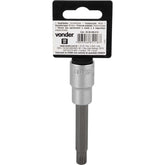 Soquete Multidentado Encaixe 1/2'' 10mm Longo CRV Vonder