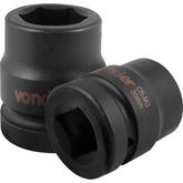 Soquete Sextavado de Impacto Encaix 1" 30mm Aço Cromo Vonder