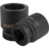 Soquete Sextavado de Impacto Encaix 1" 41mm Aço Cromo Vonder