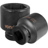 Soquete Sextavado de Impacto enc 1" 55mm Aço Cromo Vonder