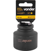Soquete Sextavado de Impacto 3/4" 46mm Aço Cromo Vonder