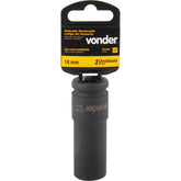 Soquete Sextavado de Impacto Longo Encaixe 1/2" 18mm Vonder