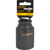 Soquete Sextavado Impacto Longo 3/4" 41mm Aço Cromo Vonder