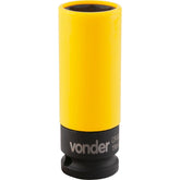 Soquete Sextavado Impacto Encaixe 1/2" 19mm Vonder