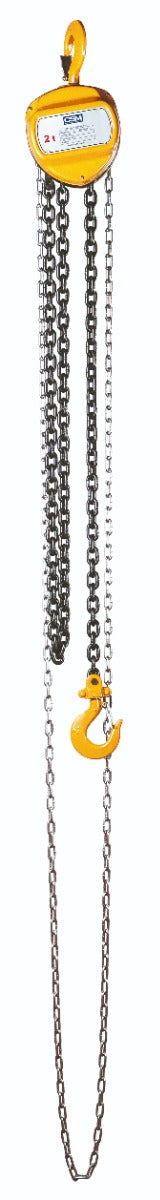 Talha Manual de Corrente 2 Ton Elevação 12 metros Csm