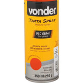 Tinta Spray Acrílica Laranja 350ML/250G Vonder