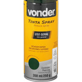 Tinta Spray Acrílica Verde Escuro 350ML/250G Vonder