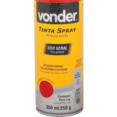 Tinta Spray Acrílica Vermelho 350ML/250G Vonder