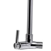 Torneira Cozinha Bica Flexível Parede Latão Aço Inox 1/2'' Abertura Rápida C60 Gourmet Liege