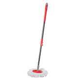 MOP Giratório WAP com Sistema Giratório, Mop de Microfibra e Cabo Ajustável