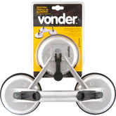 Ventosa tripla alumínio capacidade 75kg Vonder