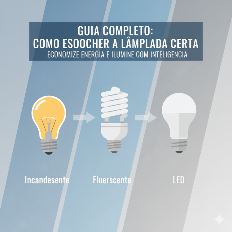 Lâmpada incandescente clássica acesa, emitindo uma luz amarela e quente, com o filamento brilhante visível.