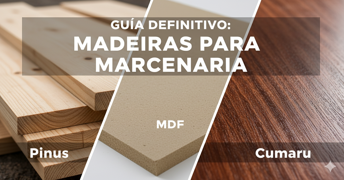 Close-up de tábuas de Pinus empilhadas, mostrando a textura clara e os nós característicos da madeira.