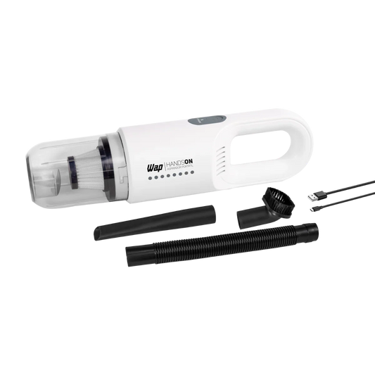 Aspirador de Pó Portátil Sem Fio WAP Handson com Acessórios 50W A Bateria e Filtro HEPA