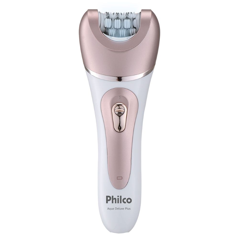Depilador de Pelos PDP02R AQUA DELUXE Philco Sem Fio Resistente Água Bivolt