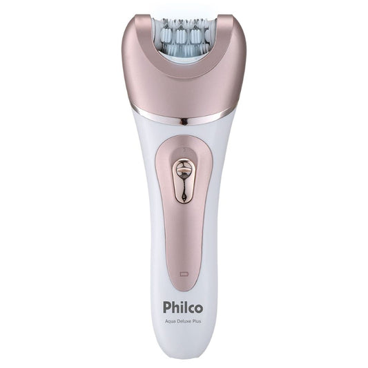 Depilador de Pelos PDP02R AQUA DELUXE Philco Sem Fio Resistente Água Bivolt