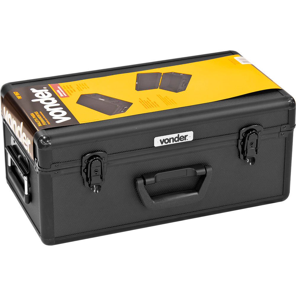 Maleta para ferramentas 475x260x210mm preta mf957 Vonder