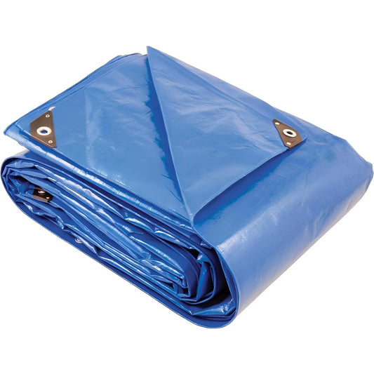 Lona Polietileno 6x4m Azul 200 Micras Reforçada Vonder Plus