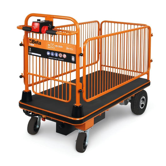 Carrinho Tipo Plataforma 400 kg Motorizado a Bateria 24V BRUTUS C48M Beta