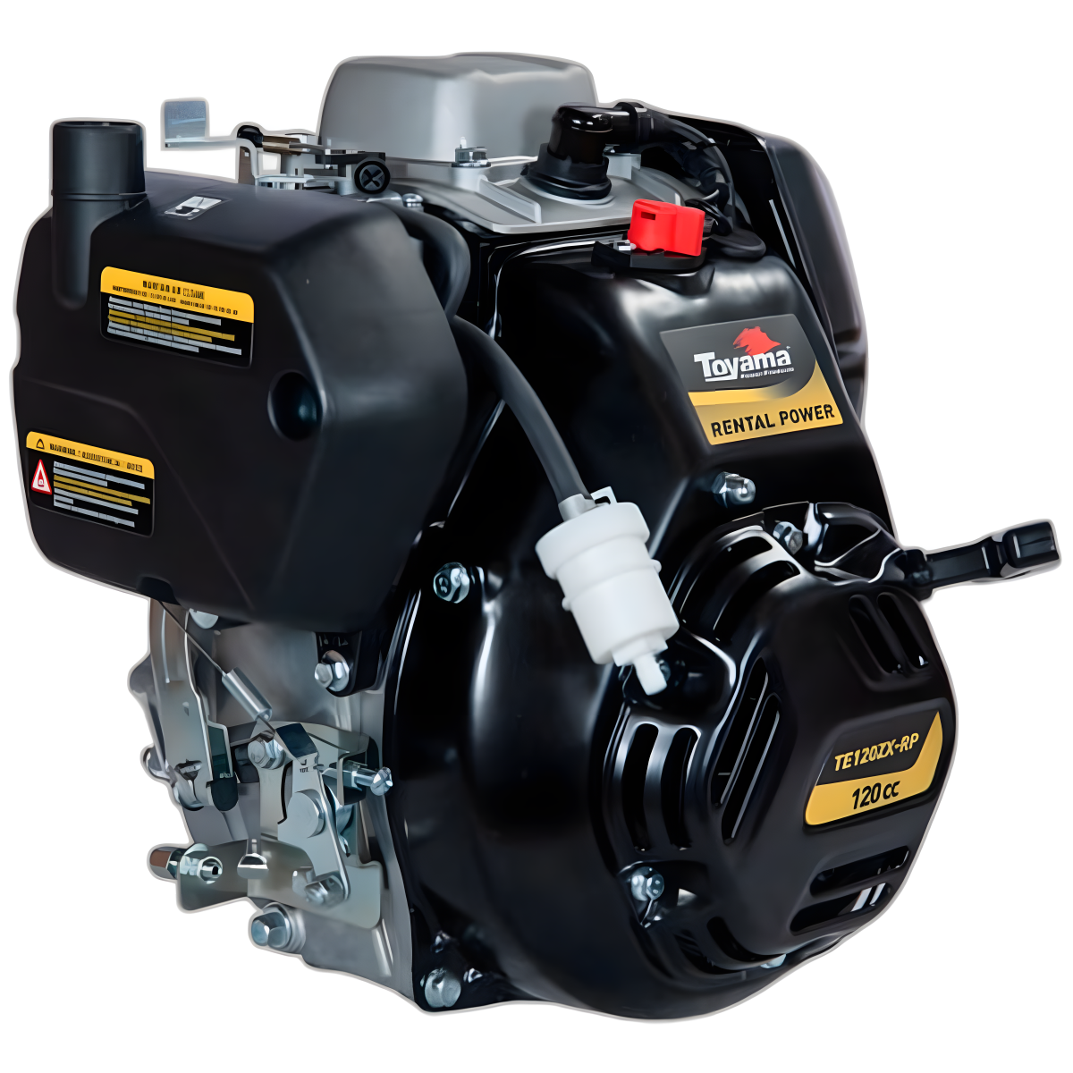 Motor Estacionário a Gasolina Toyama TE120ZX-RP 4 Tempos 3.6HP 120cc Eixo Horizontal Partida Manual Sensor de Óleo