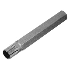 Jogo de Bits Hex Torx Spline 42 Peças 10mm CrV 1/2'' 3/8'' Caixa Plástica Stels 1131856