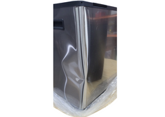 OUTLET Lixeira Retangular Dupla 30 Litros Inox Cinza Vonder Amassada