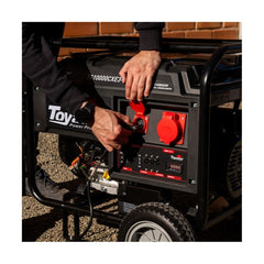 Gerador Gasolina TG10000CXE3 10KVA com AVR Trif 380V Toyama