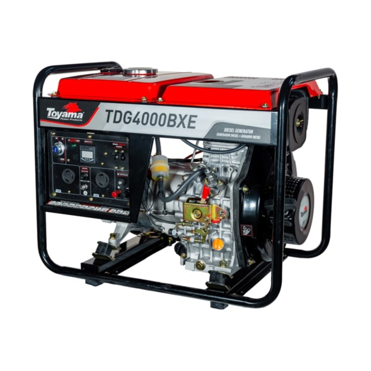 Gerador Diesel Toyama 3600W Biv Tanque 12,5L Part Elétrica - Guimepa