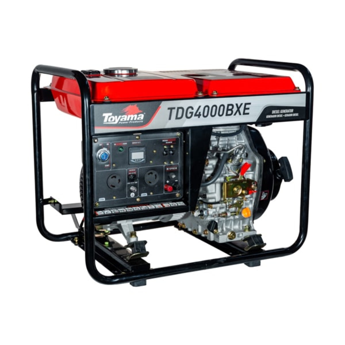 Gerador Diesel Toyama 3600W Biv Tanque 12,5L Part Elétrica - Guimepa