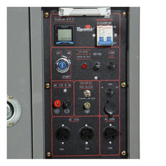 Gerador Cabinado Diesel Toyama 6,5KW Biv 15L P.Elétrica LED