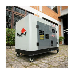 Gerador Diesel Toyama Trif 220V 12.6 KVA Cabinado 3600rpm
