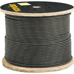 Cabo Aço Af 3/8  Alma De Fibra 6x25f Polido 100 M Vonder