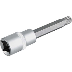 Soquete Multidentado Encaixe 1/2'' 12mm Longo CRV Vonder